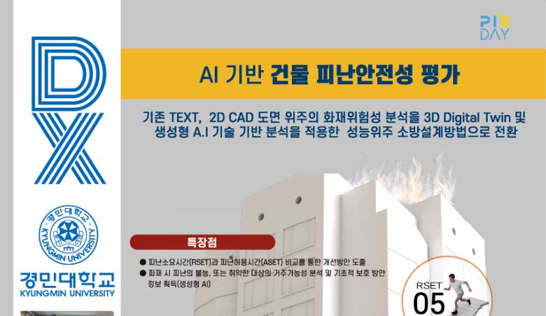 AI 기반 건물 피난안전성 평가